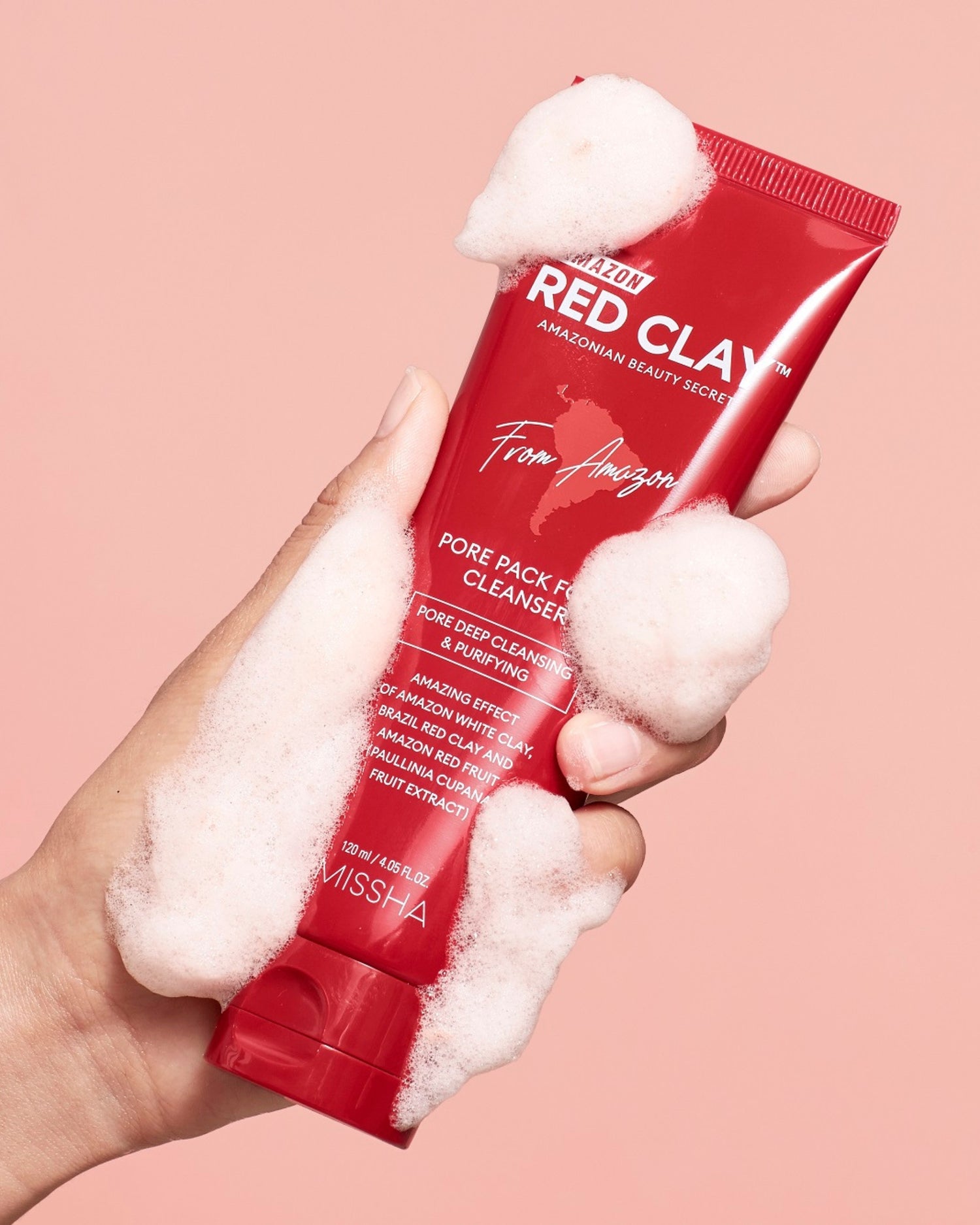 Amazon Red Clay Pore Pack Foam Cleanser - Hautpflegeshop24