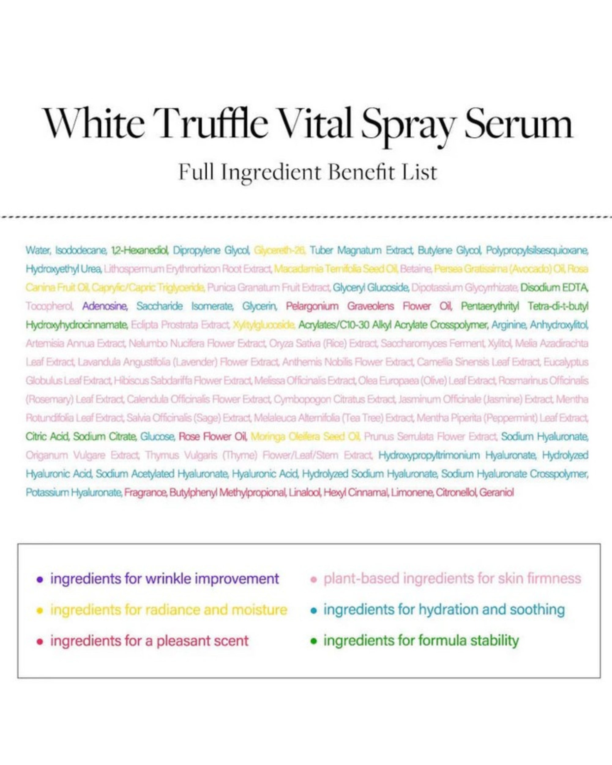 White Truffle Vital Spray Serum - Hautpflegeshop24