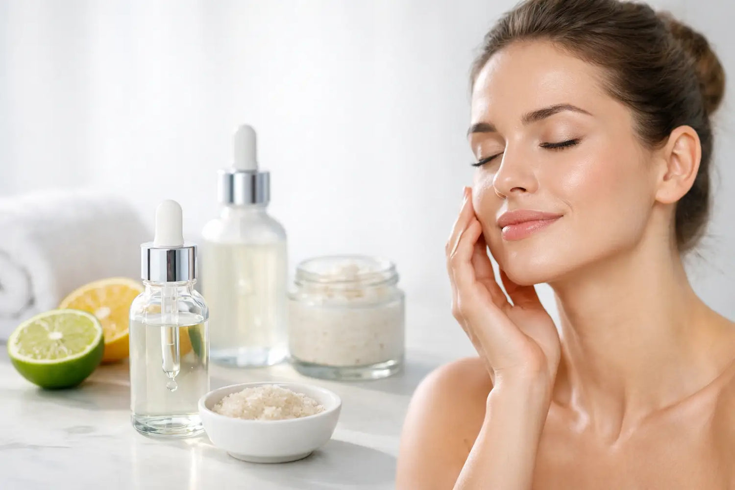 AHA Peeling sicher nutzen für glatte Haut