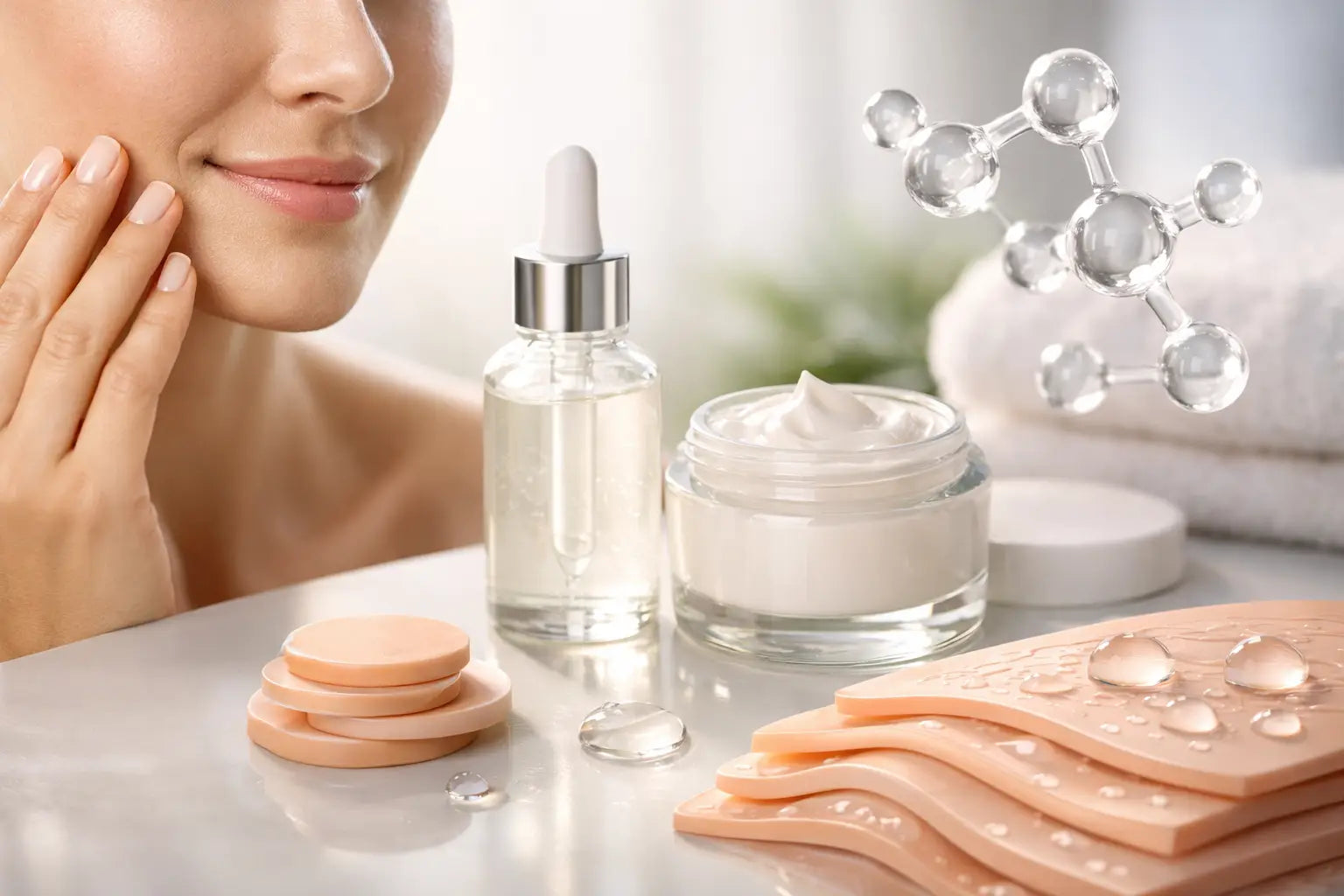 Ceramide für Hautbarriere aufbauen