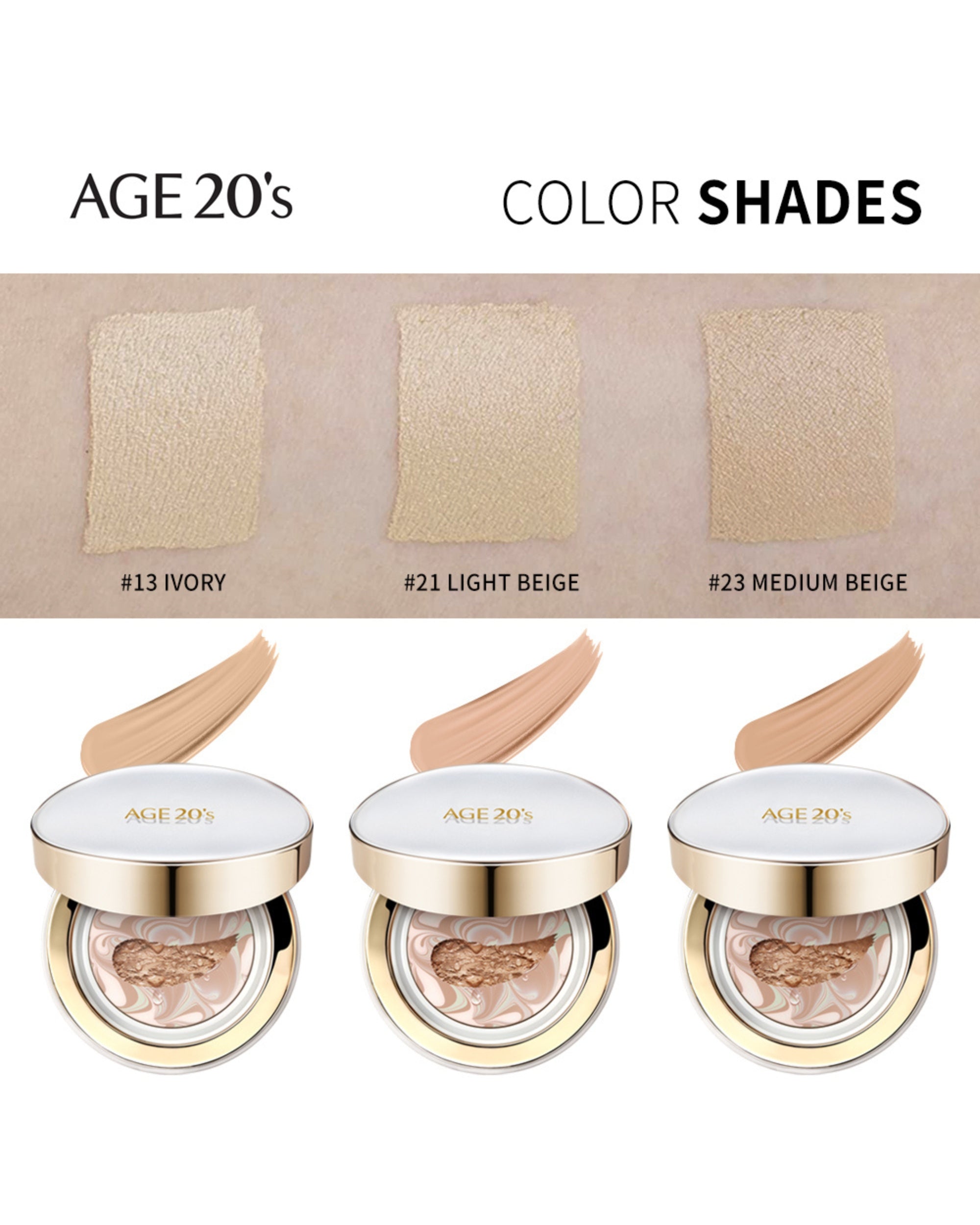 Signature Essence Cover Pact Long stay plus Refill 50+/PA++++ 21 Light Beige