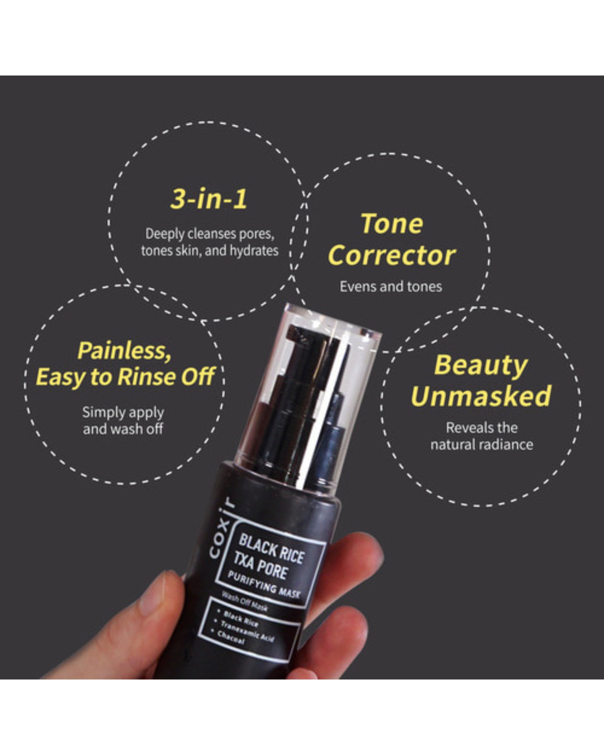 Black Rice TXA Pore Mask - Hautpflegeshop24