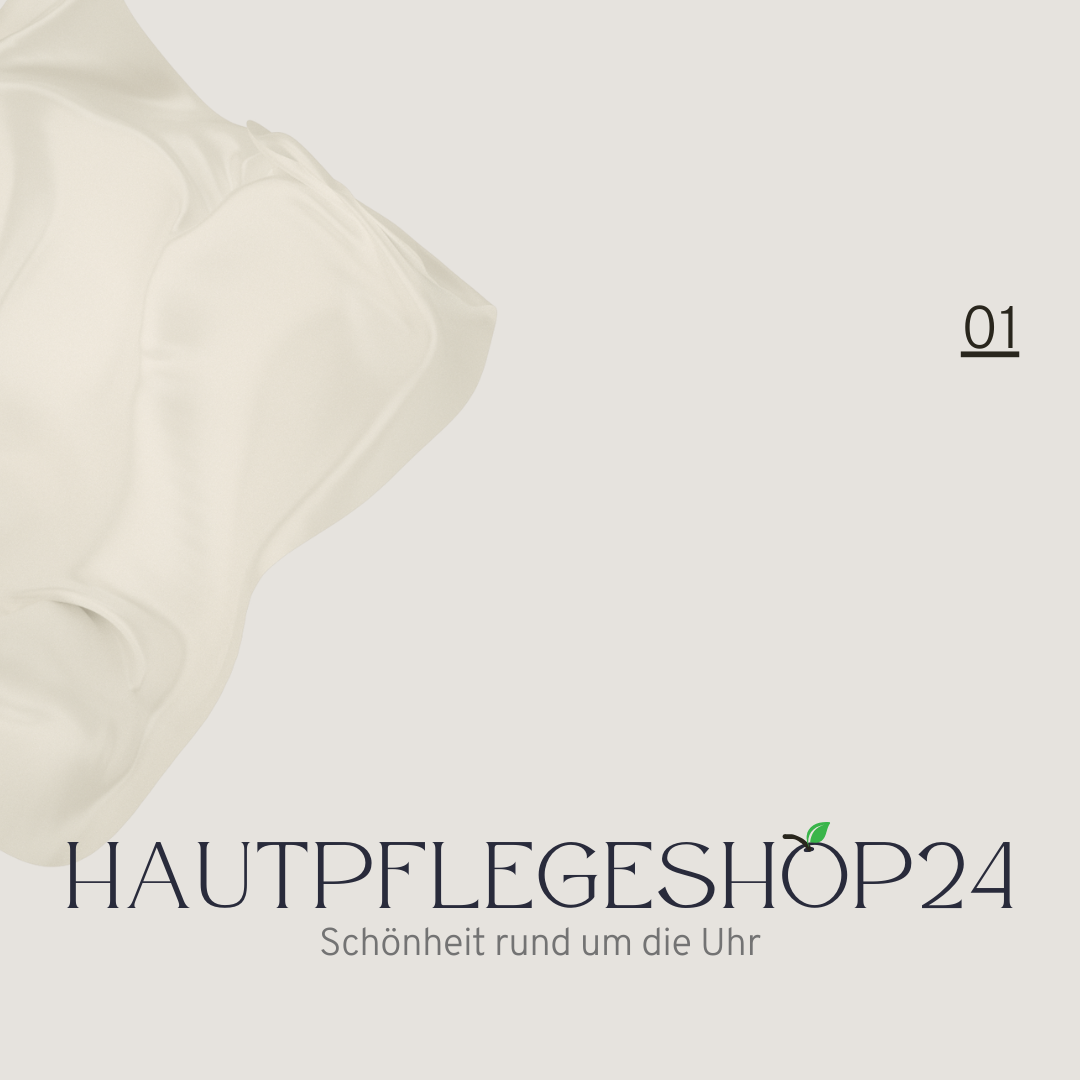 Markenlogo mit Creme Textur im Hintergrund