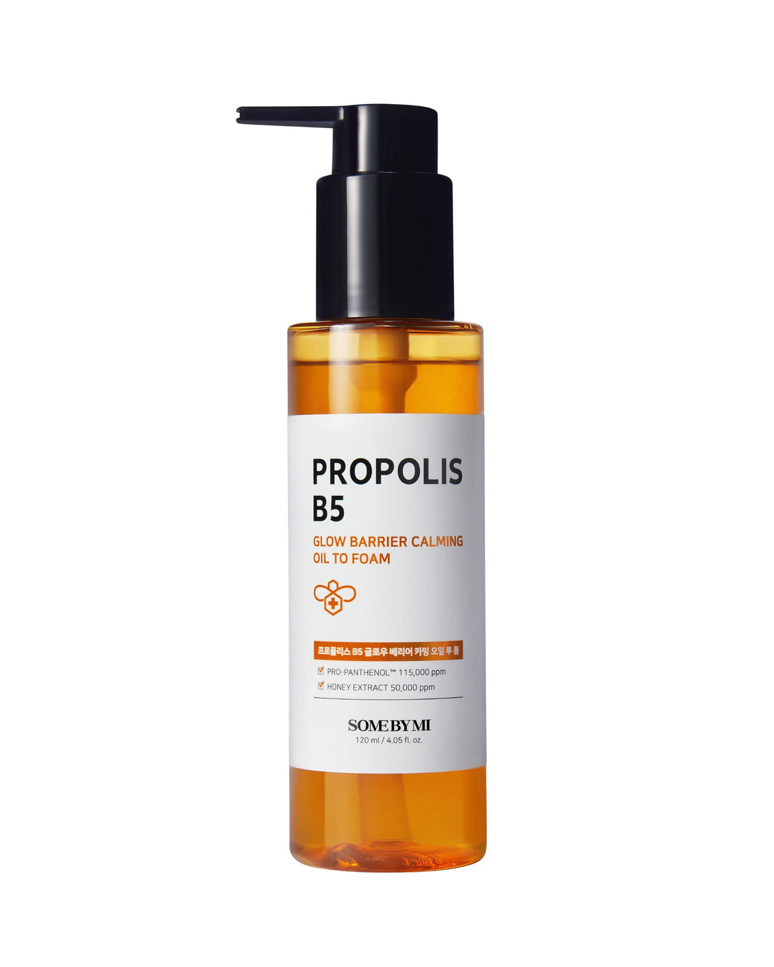 Propolis B5 Glow Barrier Calming Oil to Foam