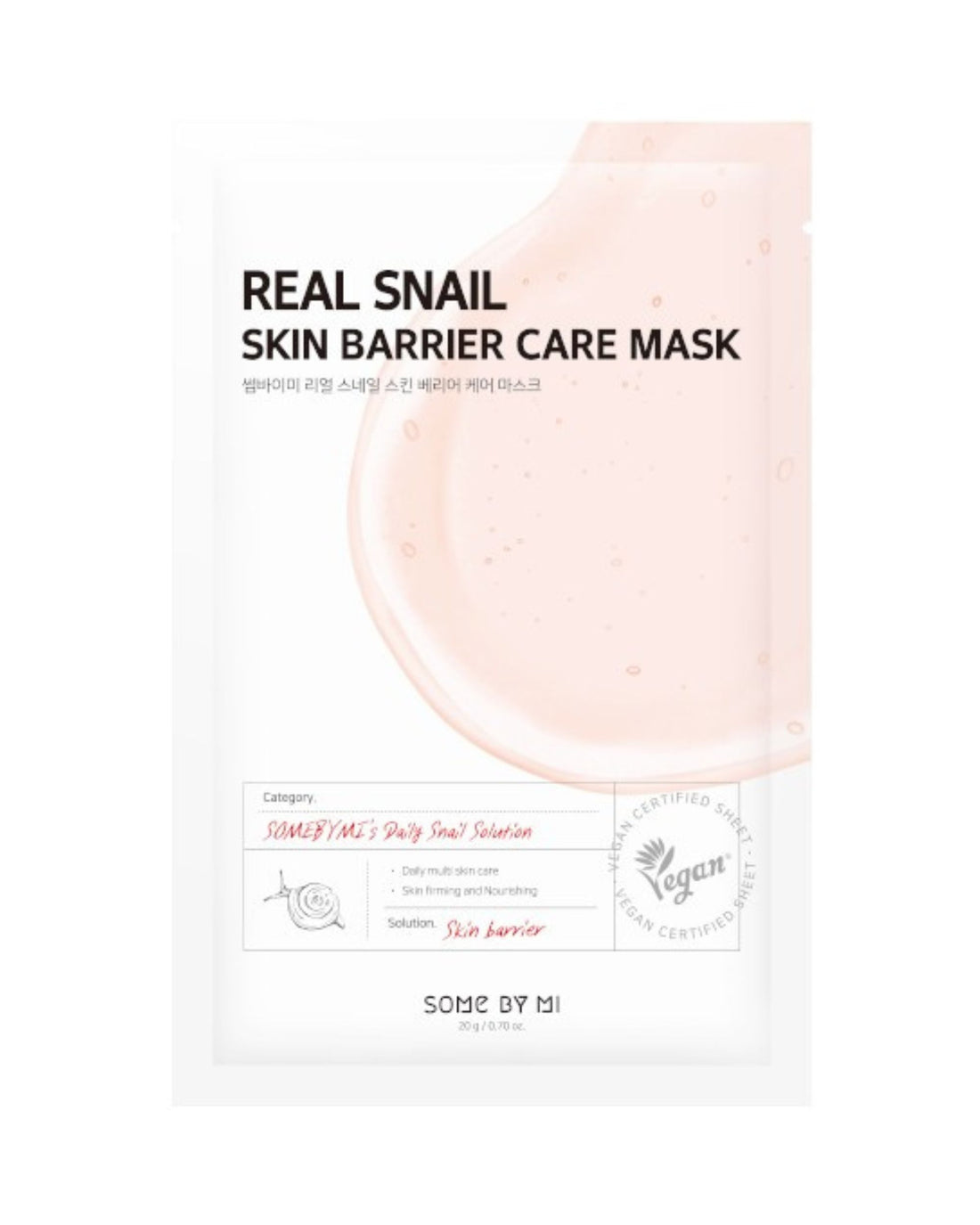 Real Snail Skin Barrier Care Mask - Hautpflegeshop24