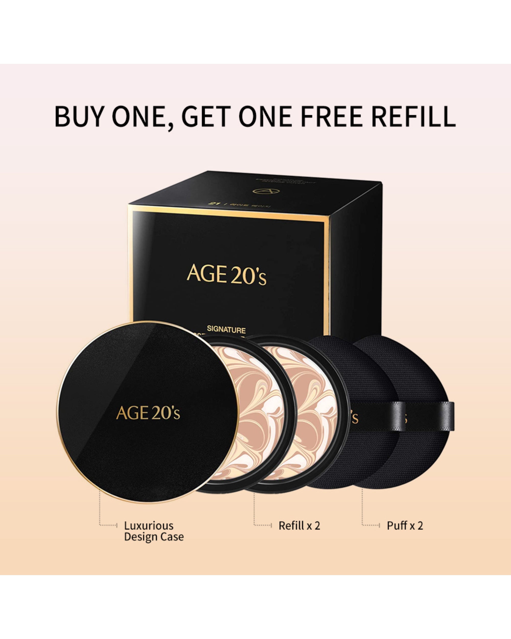 Signature Essence Cover Pact Intense Cover plus Refill 50+/PA++++ 23 Medium Beige - Hautpflegeshop24